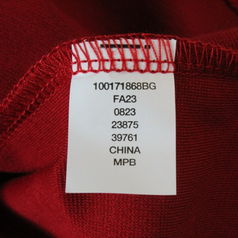 First Impressions Dress Ruffle Neck Bow Accent 24M Red Holiday Christmas Party